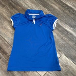 Garb performance apparel blue golf polo 50 spf girls - 5/6